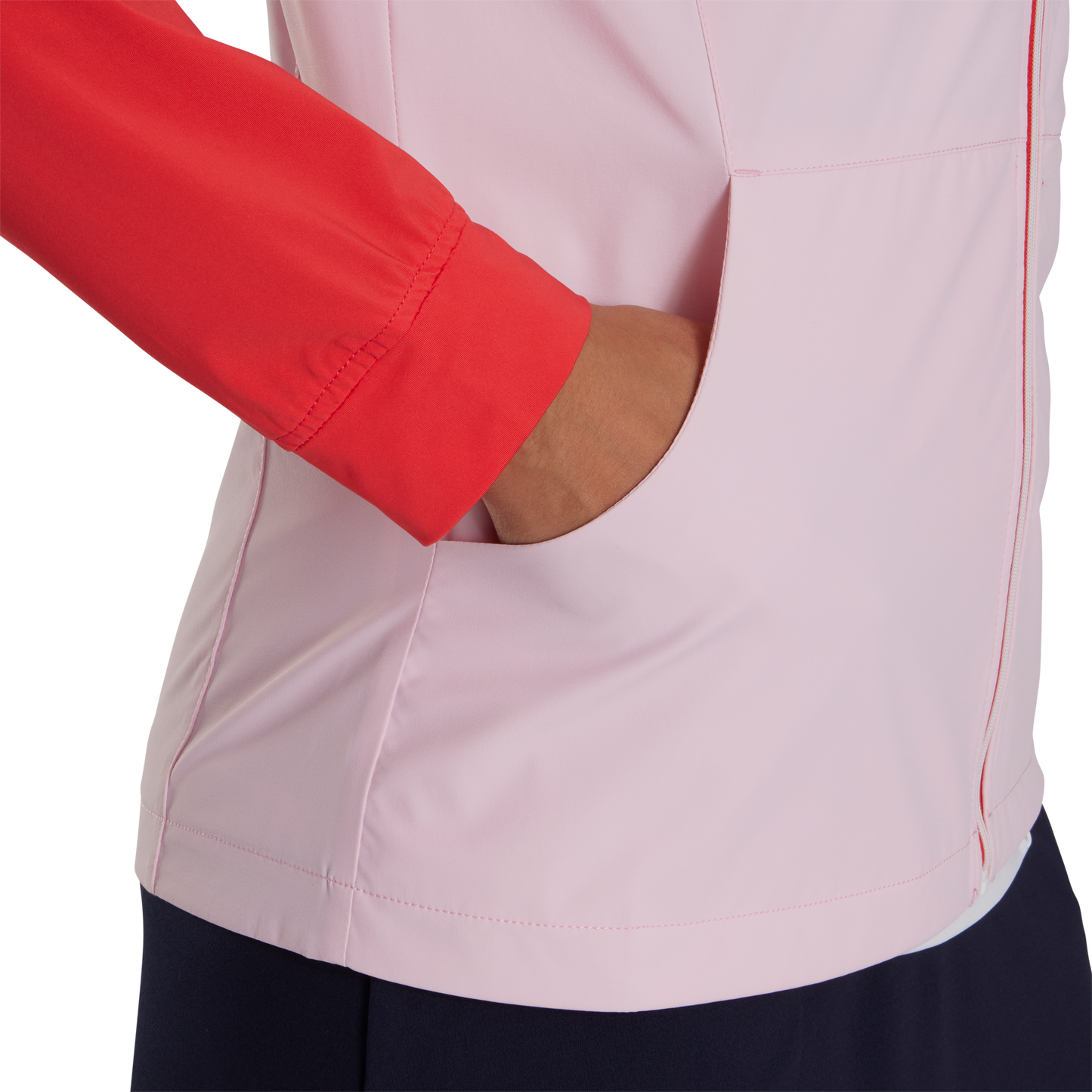 Full-Zip Color Block Jacket Women