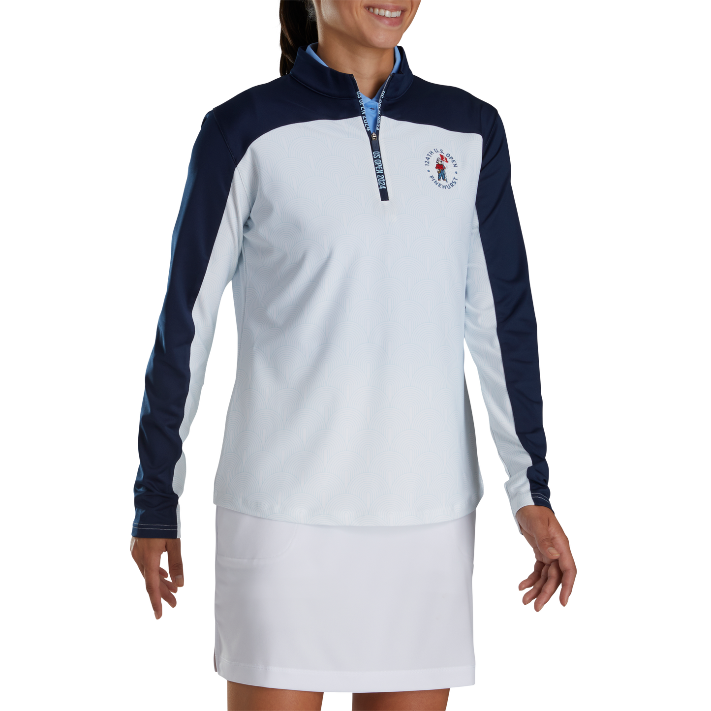 2024 U.S. Open Print Block Mid-Layer Women